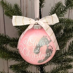 Personalized Baby’s First Christmas Ornament